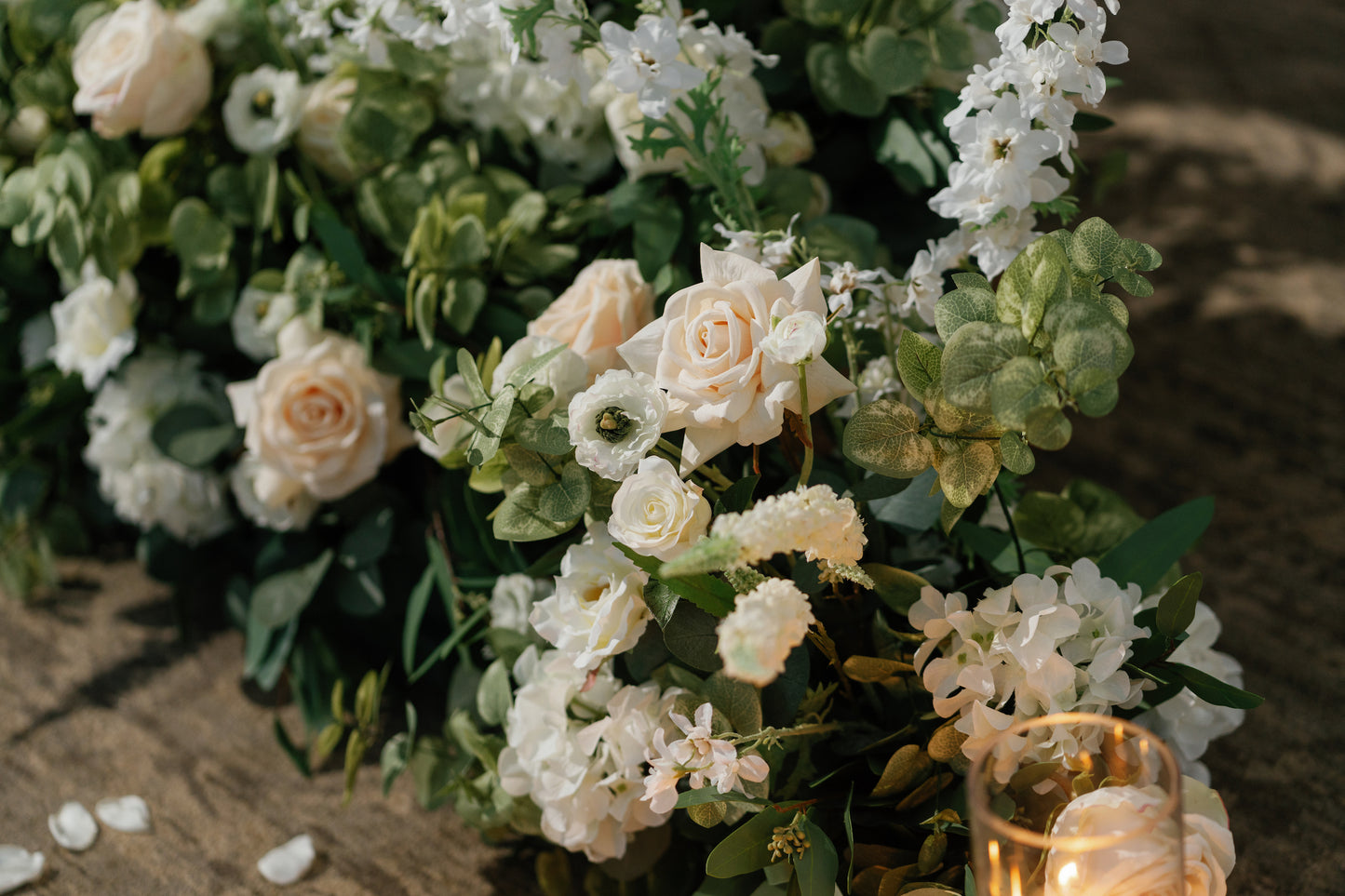 Garden Aisle Flowers x 12